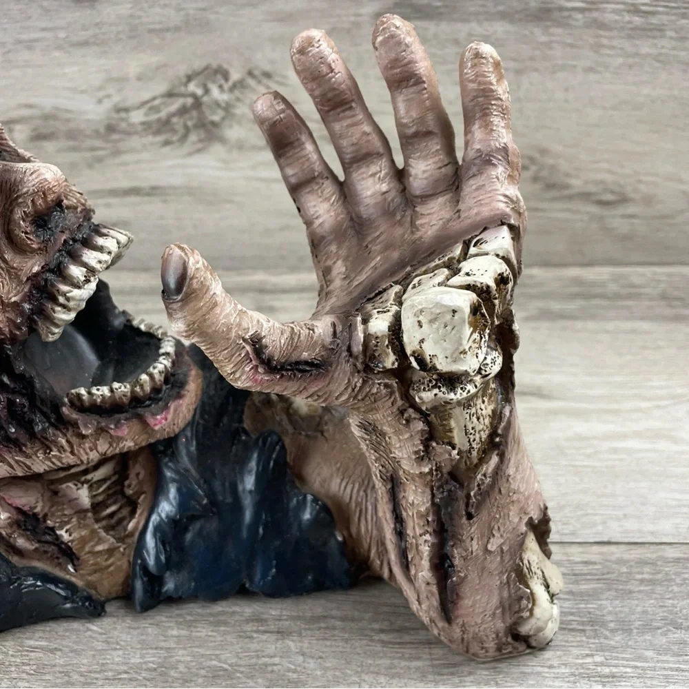 Ebros Spooky Walking Undead Zombie Drinking Wine Bottle Holder